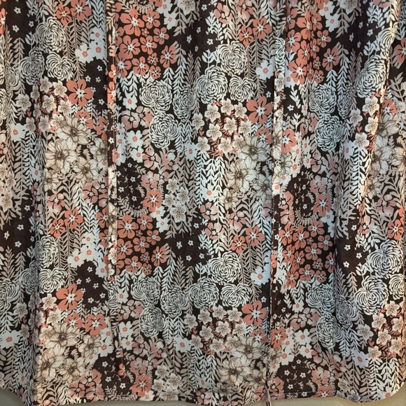 NWT SimpleFun Women’s Boho Floral V Neck Long-seeve Summer Blouse Size L - Picture 2 of 10